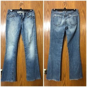 Low rise boot cut GAP jeans